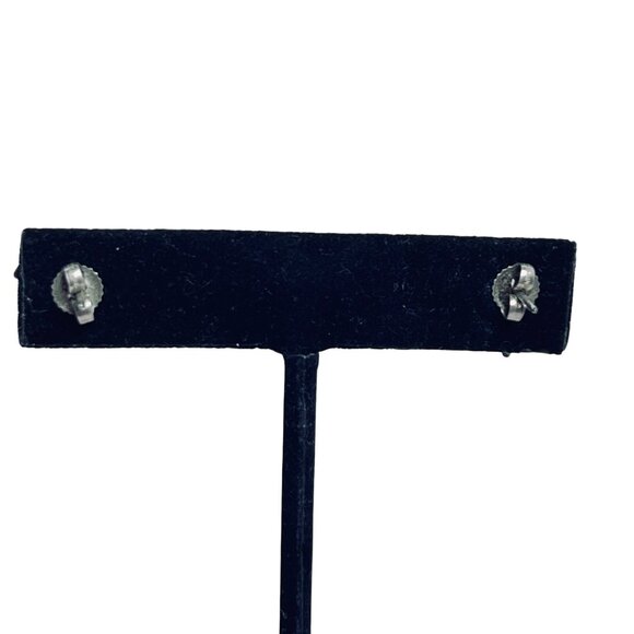 Vintage Black Hills Sterling Silver Grapes, Leaves And Acorn Pierced Earrings - Picture 3 of 5